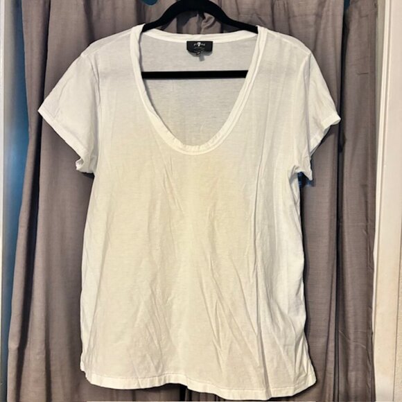7 For All Mankind Loose Fit T-Shirt - Size XL - Picture 1 of 6